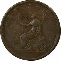 George III - 1/2 Penny, 4th Portrait - 1806 Soho