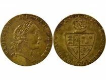 George III - Brass Token, 1/2 Spade Guinea - 1791