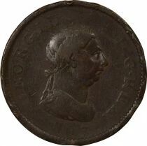 George III - Penny, 4th Portrait - 1807 Soho