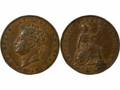 George IV - 1/2 Penny - 1827 London
