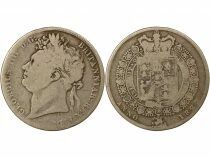 George IV - 1/2 Silver Crown, 2nd Type - 1823 London