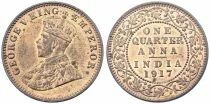 George V - 1/4 Anna - 1917 Calcutta