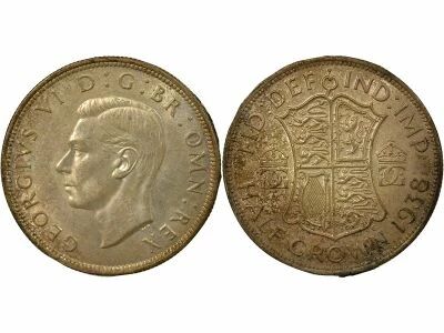 George VI - 1/2 Crown - 1938 London