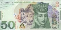 G&eacute;orgie 50 Lari - Reine Tamar de G&eacute;orgie - Miniature d\'un Sagittaire - 2020 - S&eacute;rie AA