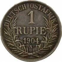 German East Africa William II - Silver Rupie - 1904 A Berlin