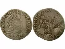 German States (Archbishopric of Cologne) Leopold I - 1/16 Silver Thaler - 1671