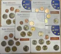 Germania  Lot of 5 sets Germany 2007 - 8 coins