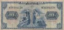 Germania (Repubblica Federale) 10 Deutsche Mark  - Justice and work - 1949 - F+ - P.16a