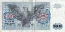 Germania (Repubblica Federale) 100 Deutsche Mark - Sebastian Munster - Eagle - 1970 - VF - P.34a