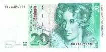 Germania (Repubblica Federale) 20 Deutsche Mark Mark, A. von Droste-H&uuml;lshoff