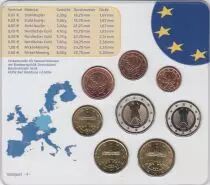 Germania (Repubblica Federale) Set of 8 coins 2004 - UNC - Stuttgart - F