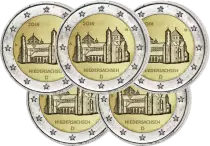 Germania  Set of 5 x 2 Euros Commemo. Germany 2014 - Lower Saxony (all 5 workshops)