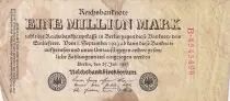 Germania 1 000 000 Mark - 25/07/1923 - Various series and numbers - With letter