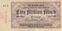 Germania 1 000 000 Mark - Mannheim - Lit. S - 1923