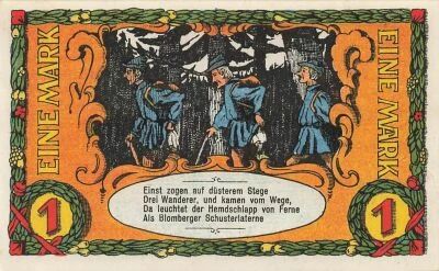 Germania 1 Mark - Blomberg - 1921 - Notgeld