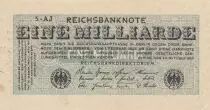 Germania 1 Milliarde Mark - Reichsbanknote - Serial AJ - 1923 - TTB - P.122
