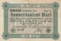 Germania 1 million de Mark - State of Kreis Moers - Number 53251 - 1923