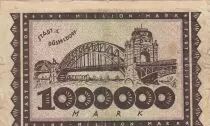 Germania 1 million Mark - City of Dusseldorf - Reihe IIII - 1923