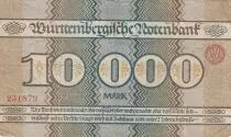 Germania 10 000 Mark - City of Wurttemberg - Number 231879 - 1923