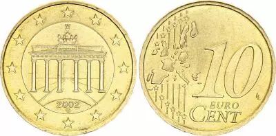 Germania 10 Centimes Euro - 2002 G