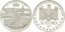 Germania 10 Euros - 10 years of German Subway  - Silver