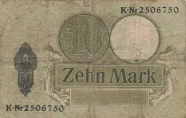 Germania 10 Mark - Reichskassenschein - 1906 - P.9