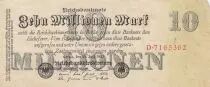 Germania 10 Millionen mark - Reichsbanknote - Serial D - 1923