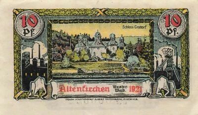 Germania 10 Pfennig - Altenkirchen - 1921 - Notgeld