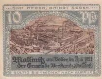 Germania 10 Pfennig - Mallmitz - Notgeld - 1921
