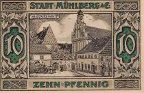 Germania 10 Pfennig - M&uuml;hlberg - Notgeld - 1921