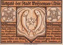 Germania 10 Pfennig - Weissersee - Notgeld - 1921