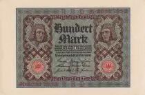 Germania 100 Mark - Bamberg horseman - 1920 - Serial K - P.UNC - P.69b
