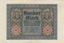 Germania 100 Mark - Bamberg horseman - 8 digit - 1920 - Serial M - P.69b