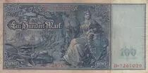 Germania 100 Mark - Mercure et C&eacute;r&egrave;s - 21-04-1910 - Serial D