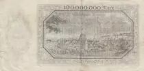 Germania 100 millionen Mark - City of Aachen - Serial A - 1923