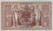 Germania 1000 Mark Allegorical figures - Green seal - 1910 - 7 digit