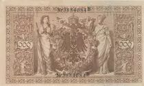 Germania 1000 Mark Allegorical figures - Green seal - 1910 - 7 digit various Serial B