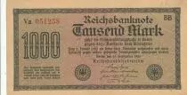 Germania 1000 Mark Dk green on green and lilac - 1922 - VF - P.76