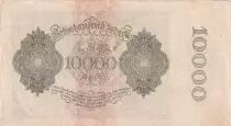 Germania 10000 mark - Portrait by Albrecht D&uuml;rer - Reichsbanknote - Serial 17m - 1922