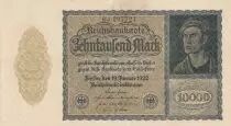 Germania 10000 mark - Portrait by Albrecht D&uuml;rer - Reichsbanknote - Serial 17m - 1922