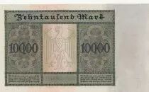 Germania 10000 Mark - Portrait of man by Durer - 1922 - Serial R letter C