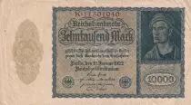 Germania 10000 Mark Portrait of man by Durer - 1922 - Serial K.11