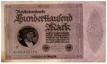 Germania 100000 Mark Gisze - 1923 - XF - P.83c