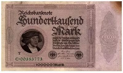 Germania 100000 Mark Gisze - 1923 - XF - P.83c
