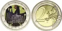 Germania 2 Euros - Cologne Cathedral - Colorised - D Munchen - 2011