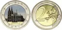 Germania 2 Euros - Cologne Cathedral - Colorised - D Munich - 2011
