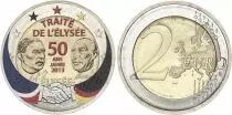 Germania 2 Euros - Elys&eacute;e Treaty - Colorised - J (Hamburg) - 2013