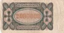 Germania 2 million Mark - 23/07/1923 - Serial 039572