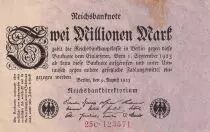 Germania 2 Millionen Mark - White & Rose - 1923 - Serial 25c 123571