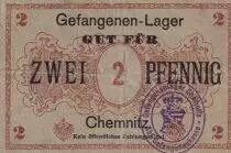 Germania 2 Pfennig - Ville de Chemnitz - 1917